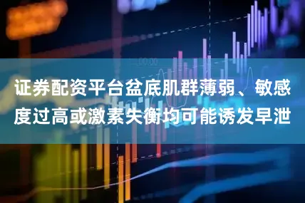 证券配资平台盆底肌群薄弱、敏感度过高或激素失衡均可能诱发早泄